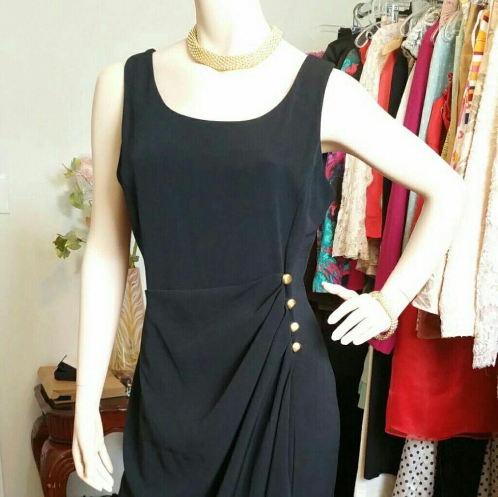 Evan picone silk dress